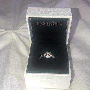 Pandora Shimmering Knot Ring Size 5 or 50